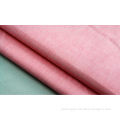 shirt fabric garment fabric factory wholesale end on end fil a fil 100% cotton yarn dyed two ply layer 40s poplin pink red